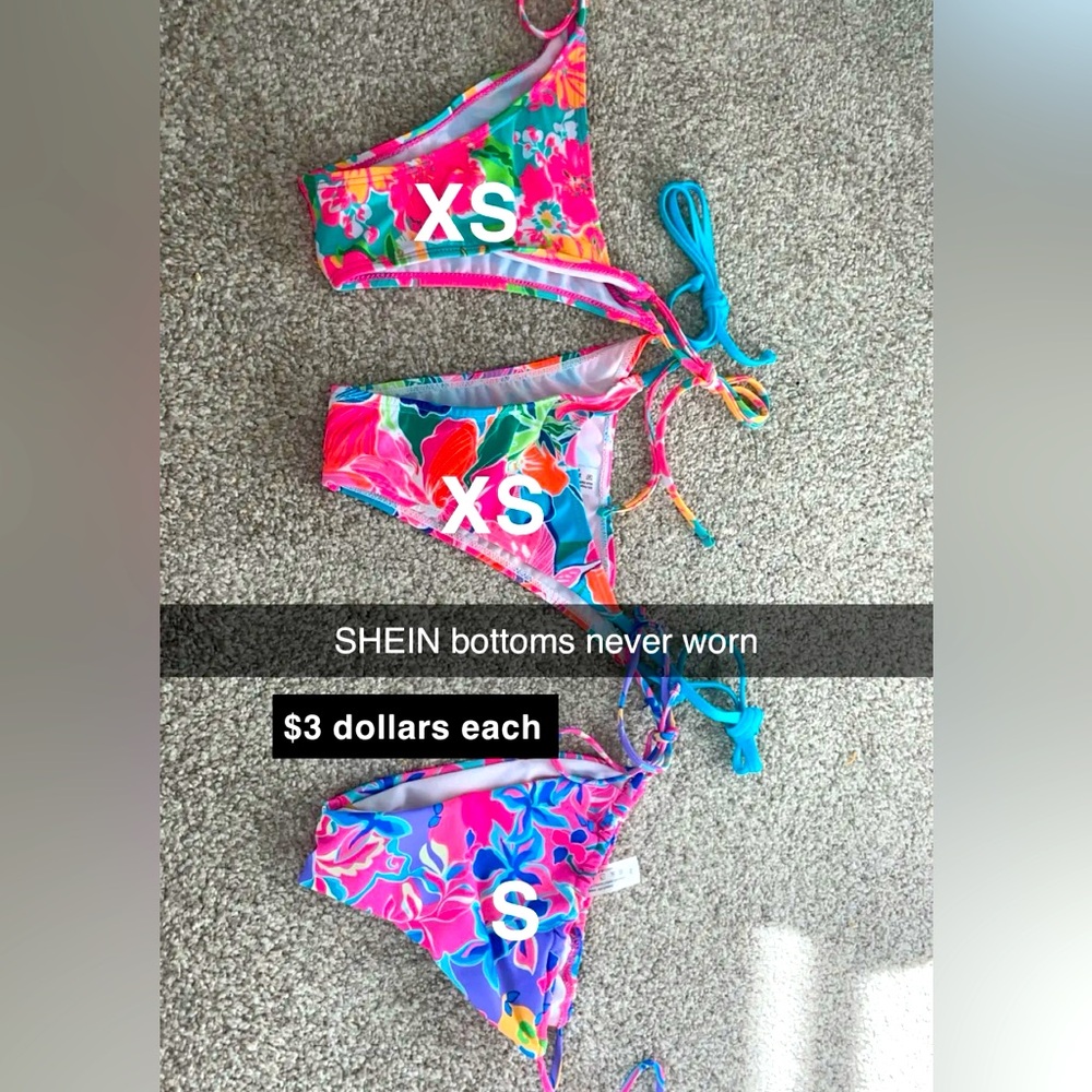 SHEIN swim bottoms